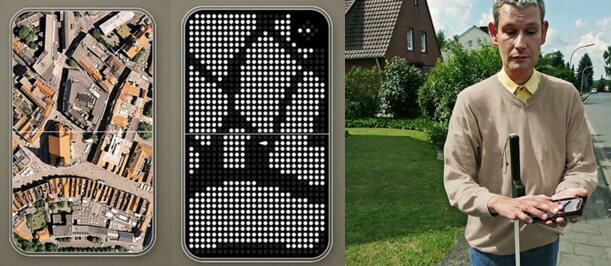 觸摸地球！盲人專用電子地圖