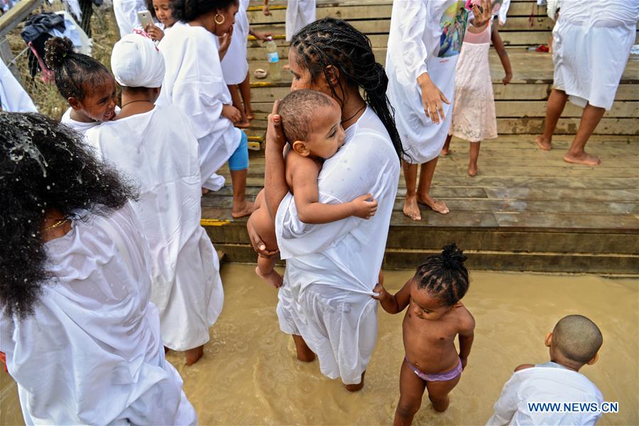 MIDEAST-JERICHO-EPIPHANY-CELEBRATION