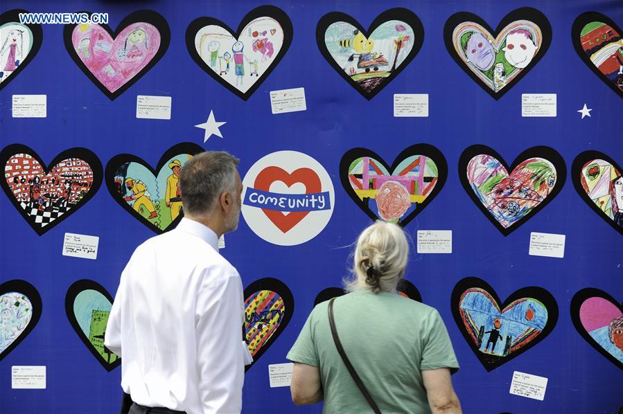 BRITAIN-LONDON-GRENFELL&nbsp;TOWER-FIRE-ONE YEAR ANNIVERSARY