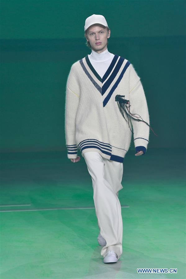 FRANCE-PARIS-FASHION WEEK-LACOST