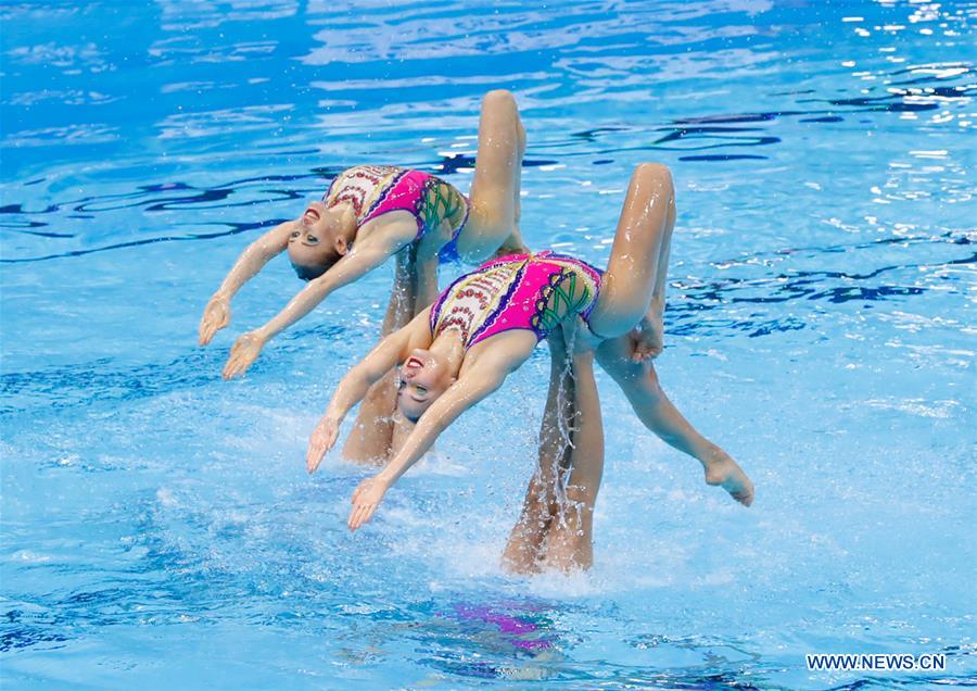 (SP)SOUTH KOREA-GWANGJU-FINA WORLD CHAMPIONSHIPS-ARTISTIC SWIMMING-TEAM TECHNICAL PRELIMINARY