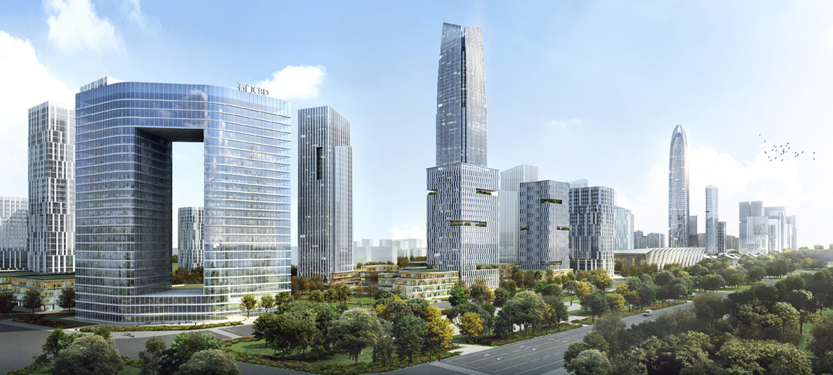 中央商務區(qū)金融商務北區(qū)將以5A甲級寫字樓聚集為群，南區(qū)將建設多功能為一體的綜合城市化辦公區(qū)域