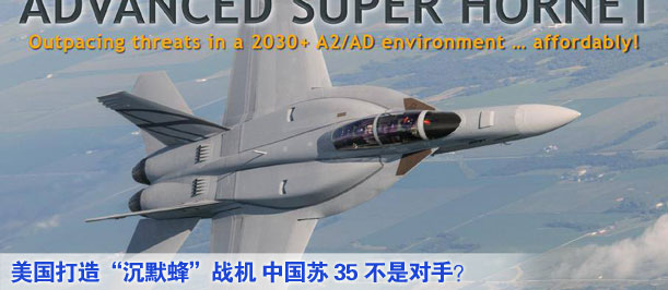 美國打造&ldquo;沉默蜂&rdquo;戰(zhàn)機 中國蘇35不是對手？
