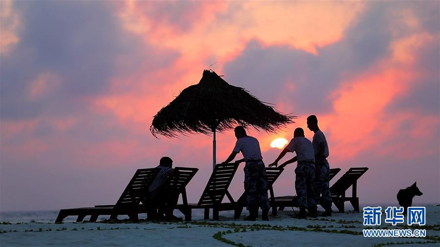 （壯麗70年&middot;奮斗新時代&middot;新華全媒頭條&middot;圖文互動）（9）&ldquo;你在我的航程上，我在你的視線里&rdquo;&mdash;&mdash;走進(jìn)海軍西沙中建島官兵的五彩世界