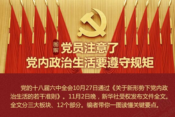 黨員注意了，黨內(nèi)政治生活要遵守規(guī)矩