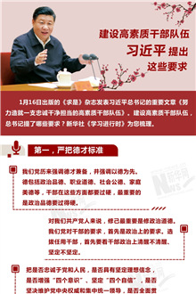 建設(shè)高素質(zhì)干部隊伍，習(xí)近平提出這些要求