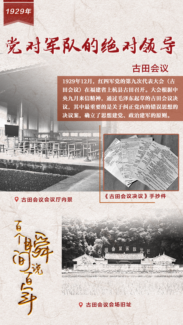 1929，黨對軍隊的絕對領(lǐng)導(dǎo)