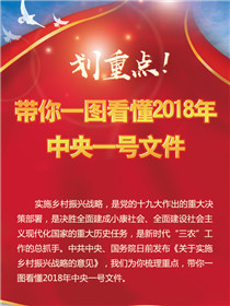 劃重點(diǎn)！帶你一圖看懂2018年中央一號(hào)文件