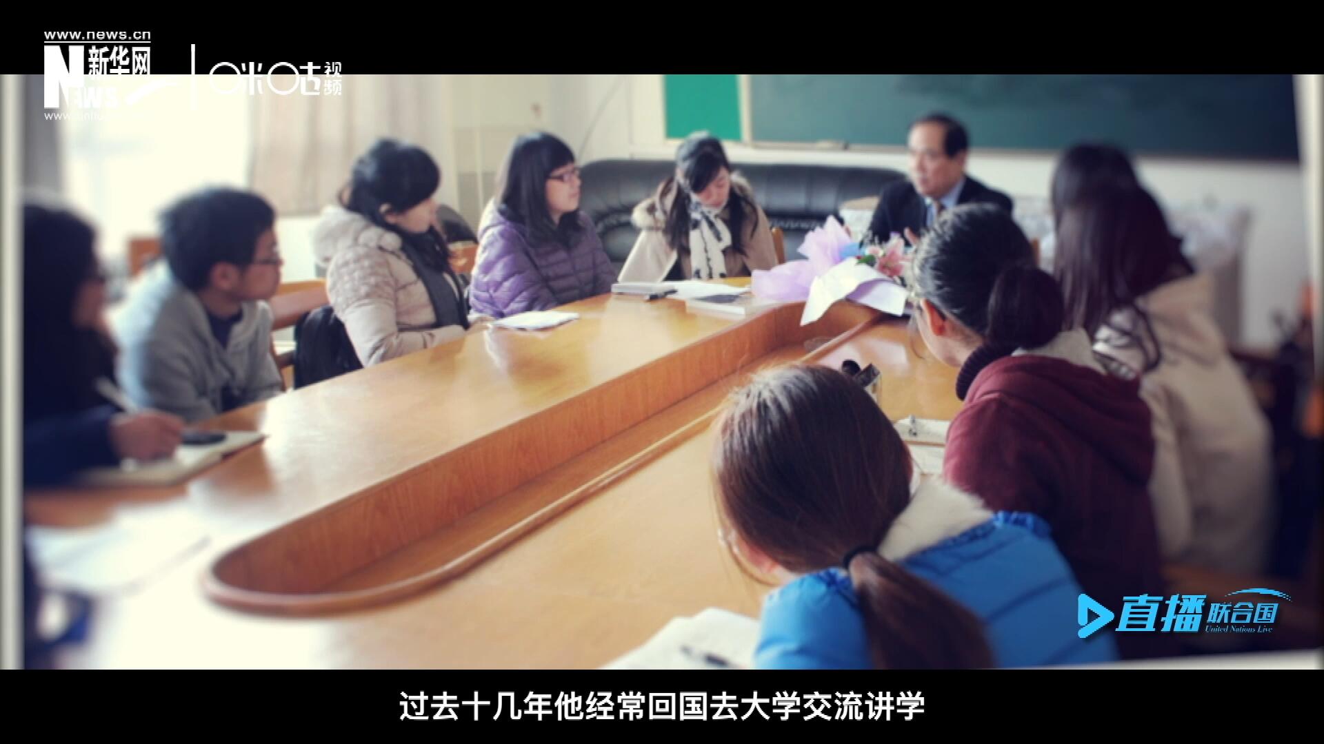 過去十幾年陳峰經(jīng)?；貒ゴ髮W(xué)交流講學(xué)，給年輕人分享他學(xué)習(xí)、工作和生活的故事。