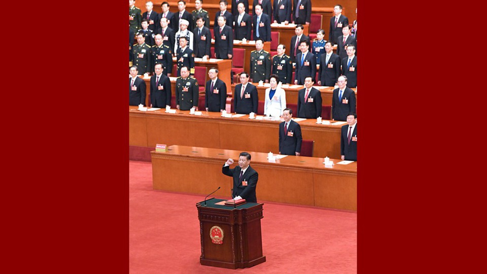 習(xí)近平當(dāng)選國家主席、中央軍委主席