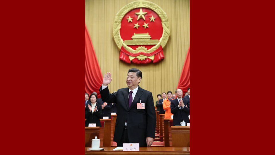 習(xí)近平當(dāng)選國家主席、中央軍委主席