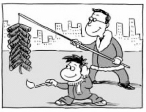 春節(jié)若遇霧霾，煙花怎么放？