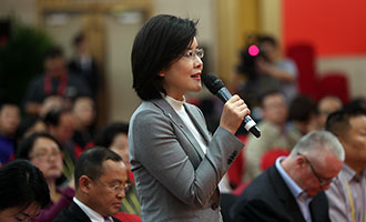 中央電視臺、中國網絡電視臺記者提問