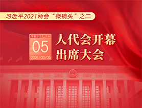 習(xí)近平2021兩會(huì)&ldquo;微鏡頭&rdquo;之二：3月5日 人代會(huì)開幕，出席大會(huì)