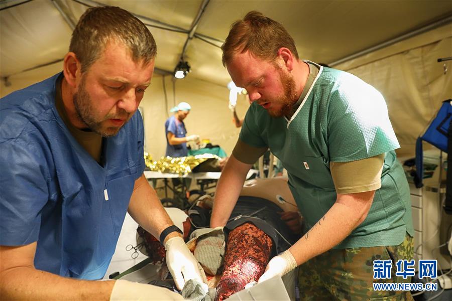 （國際&middot;圖文互動）（5）&ldquo;共同的理念，讓合作更深入更順暢&rdquo;&mdash;&mdash;走進中德&ldquo;聯(lián)合救援-2019&rdquo;衛(wèi)勤實兵聯(lián)合演習德方野戰(zhàn)二級醫(yī)院