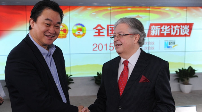 瑞士駐華大使戴尚賢接受新華網(wǎng)獨(dú)家&ldquo;兩會(huì)&rdquo;訪談
