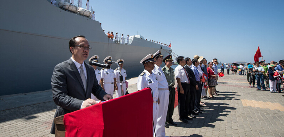 友誼、和平、交流、合作：中國(guó)海軍152艦艇編隊(duì)到訪埃及