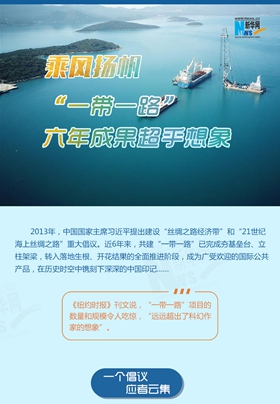 乘風揚帆！“一帶一路”六年成果超乎想象