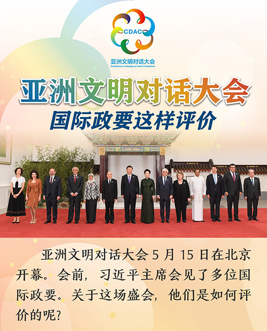亞洲文明對話大會，國際政要這樣評價