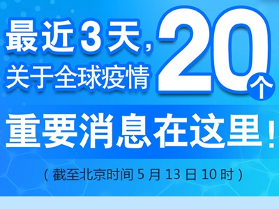 【圖解】最近3天，關(guān)于全球疫情20個重要消息在這里！